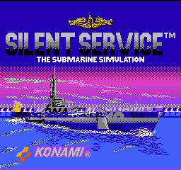 Silent Service (Europe) Title Screen